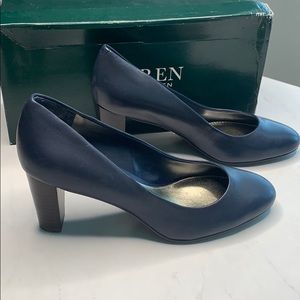 New Lauren Ralph Lauren Hala Heels 7M